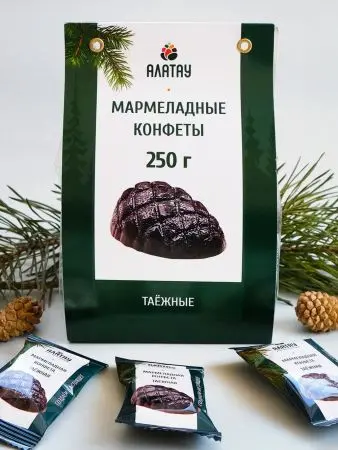 Мармелад сосновый Таежный, 250 гр Мармелад сосновый Таежный, 250 гр