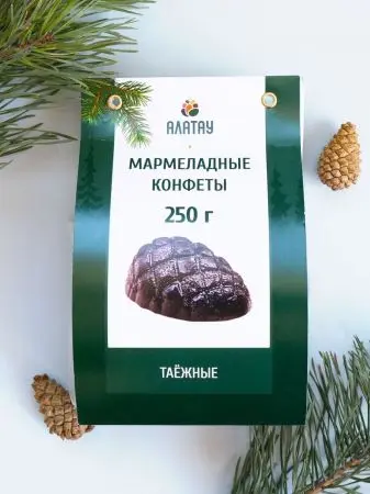 Мармелад сосновый Таежный, 250 гр Мармелад сосновый Таежный, 250 гр